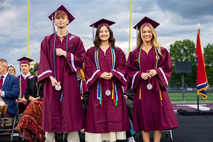 Students celebrate graduating